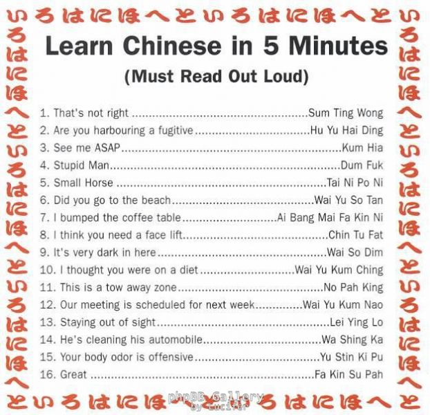 Learn Chinese in 5 Minutes!