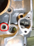 third hole next to fuel pump ??