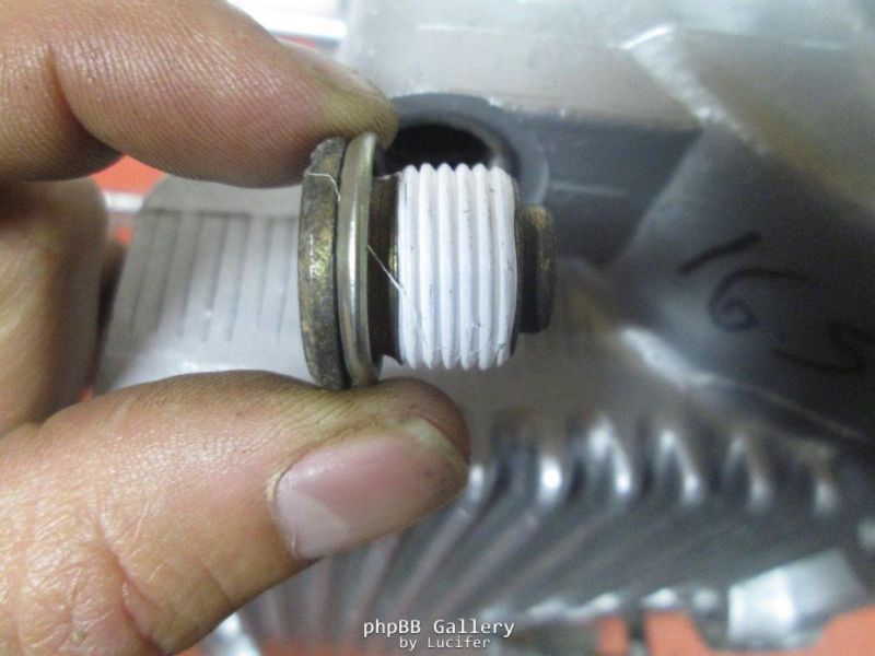 Oil releif plug